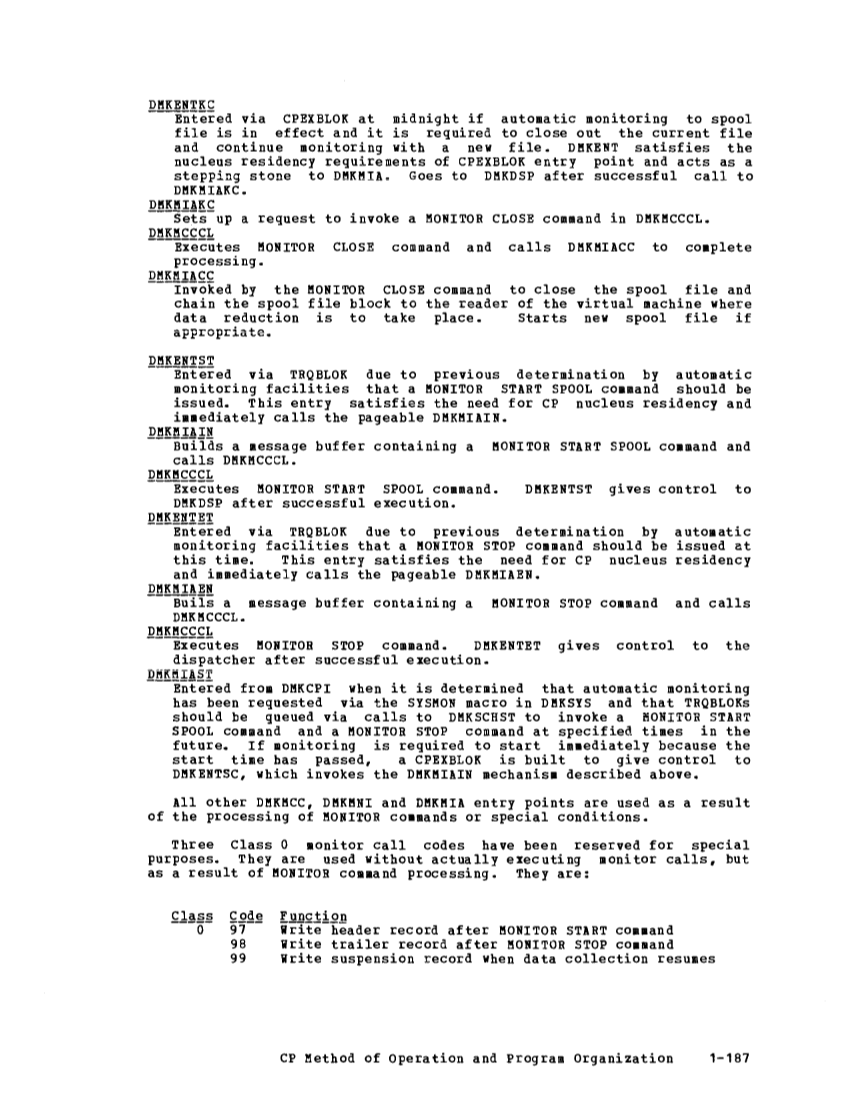 VM370 Rel 6 Data Blocks and Program Logic (Mar 79) page 201