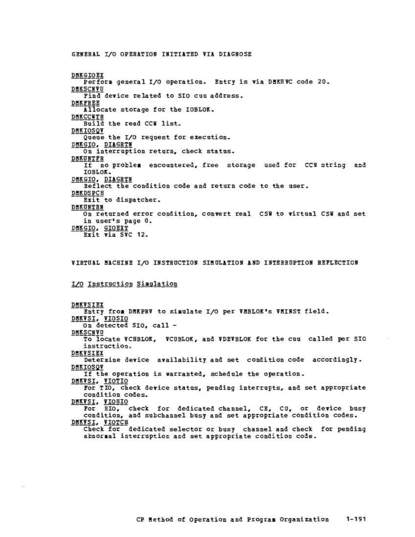 VM370 Rel 6 Data Blocks and Program Logic (Mar 79) page 205