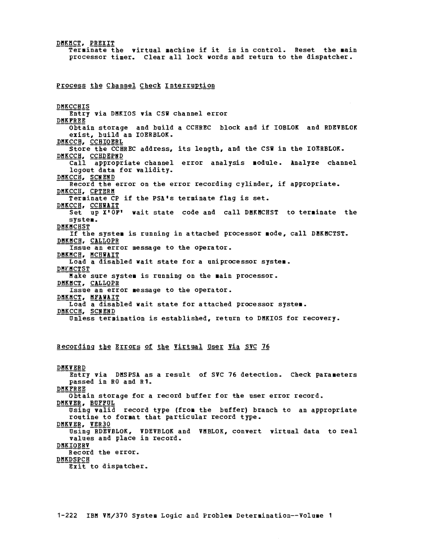VM370 Rel 6 Data Blocks and Program Logic (Mar 79) page 235