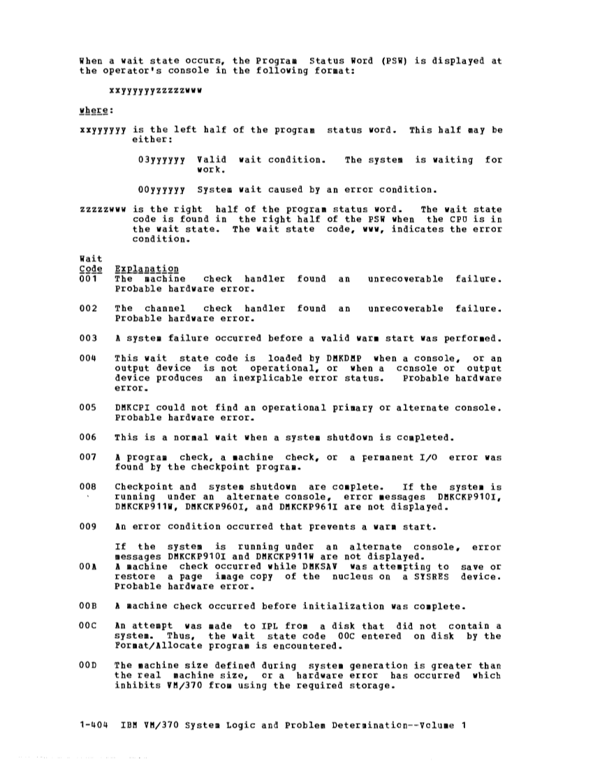 VM370 Rel 6 Data Blocks and Program Logic (Mar 79) page 417