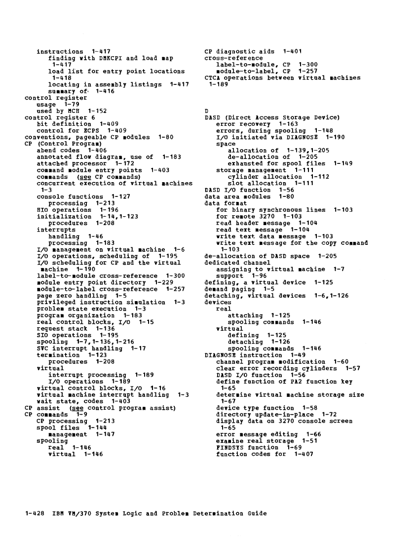 VM370 Rel 6 Data Blocks and Program Logic (Mar 79) page 442