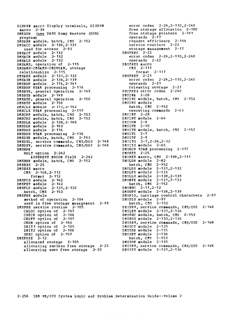 VM370 Rel 6 Data Blocks and Program Logic (Mar 79) page 267