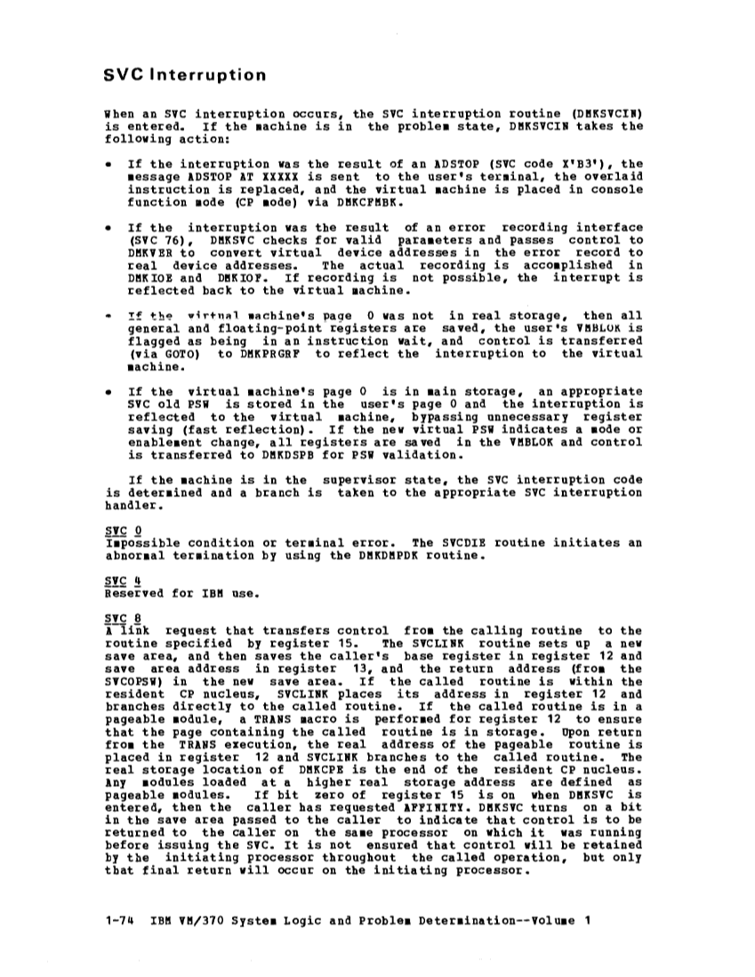 VM370 Rel 6 Data Blocks and Program Logic (Mar 79) page 88
