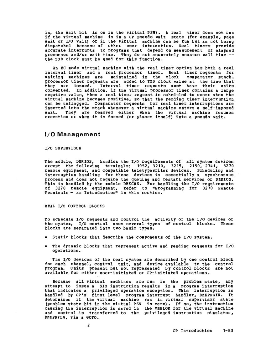 VM370 Rel 6 Data Blocks and Program Logic (Mar 79) page 97