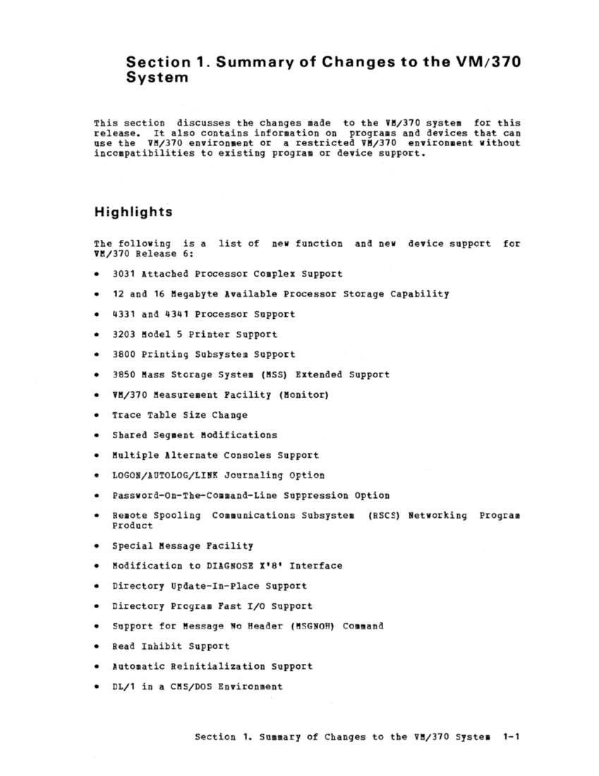 VM370 Release 6 guide (Aug79) page 6