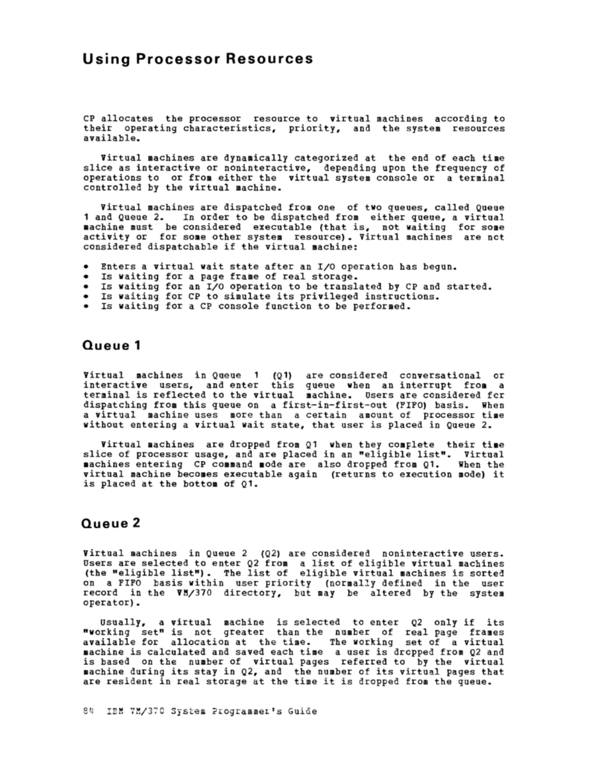 VM370 System Programmers Guide (Rel6) page 84