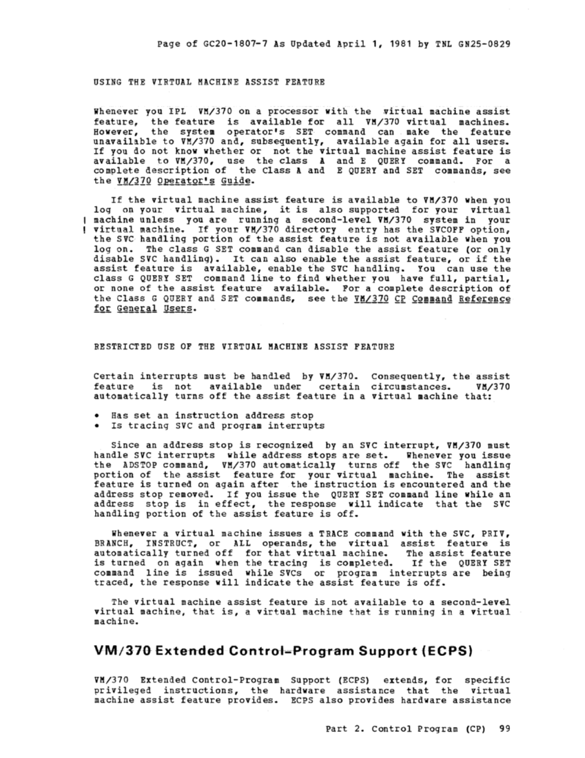 VM370 System Programmers Guide (Rel6) page 99