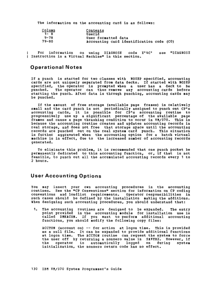 VM370 System Programmers Guide (Rel6) page 133