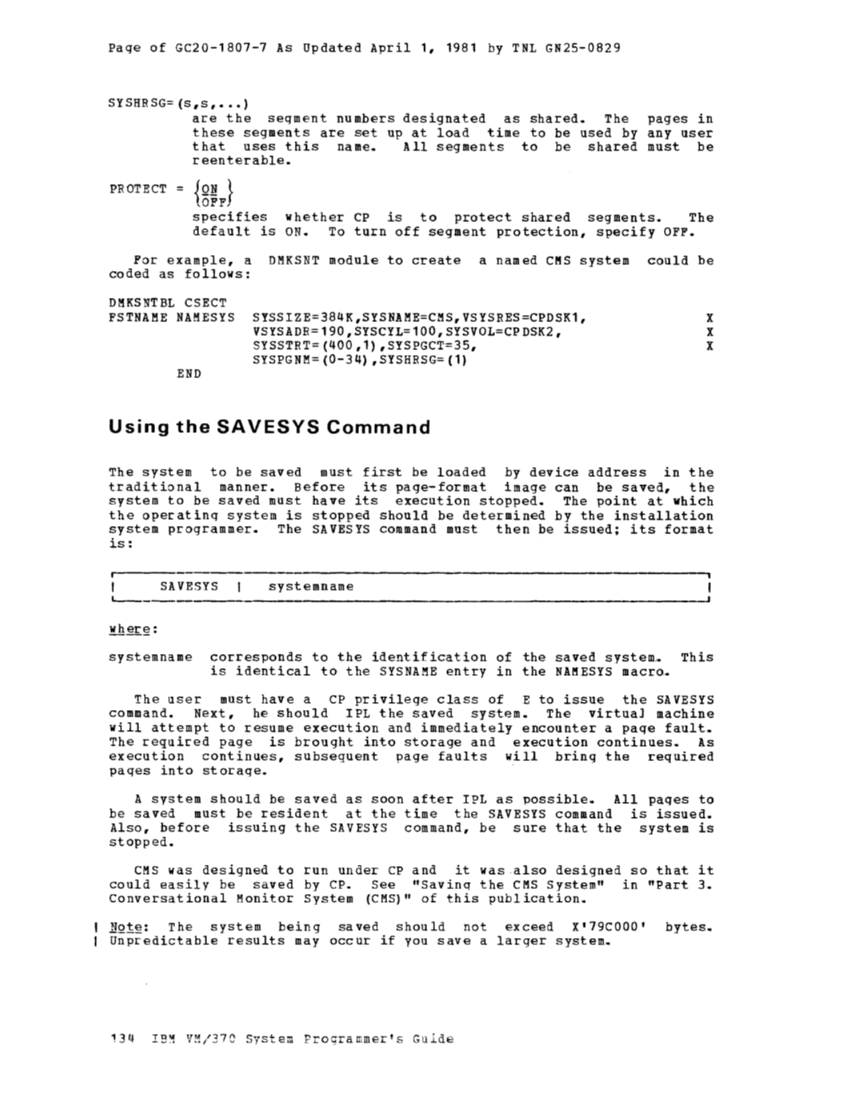 VM370 System Programmers Guide (Rel6) page 138