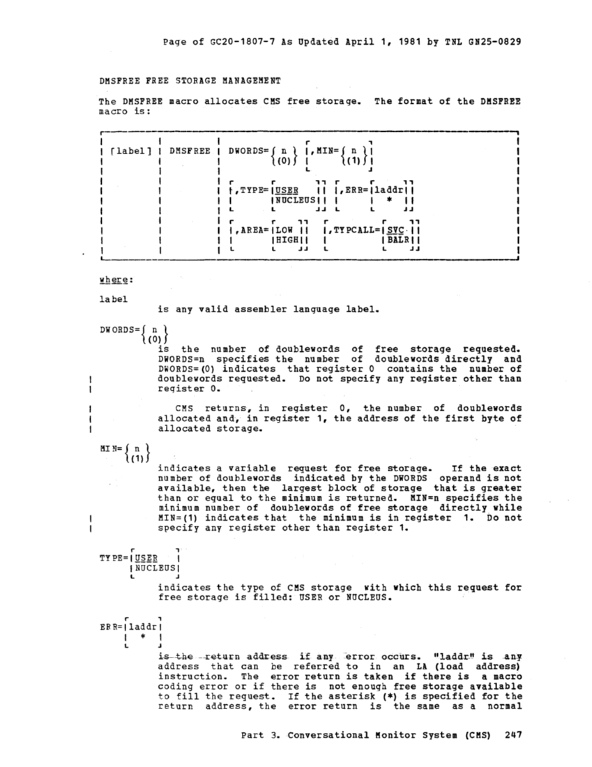 VM370 System Programmers Guide (Rel6) page 259