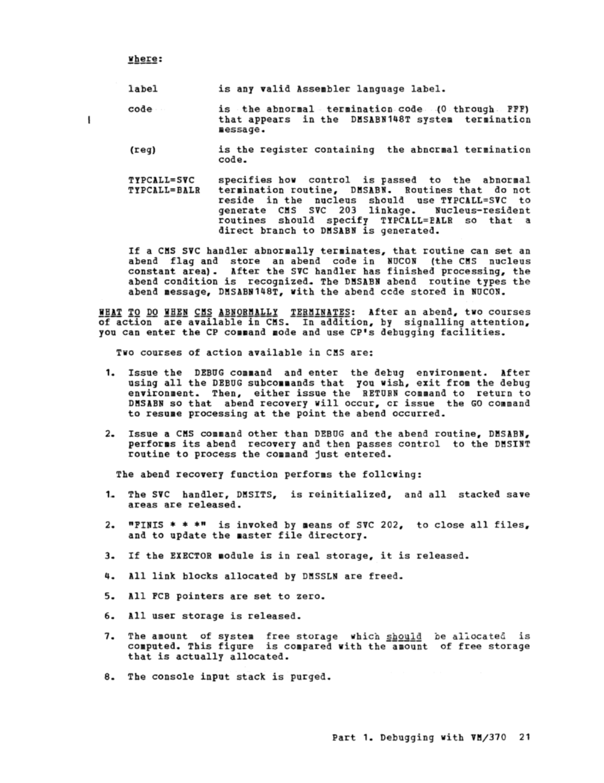 VM370 System Programmers Guide (Rel6) page 20