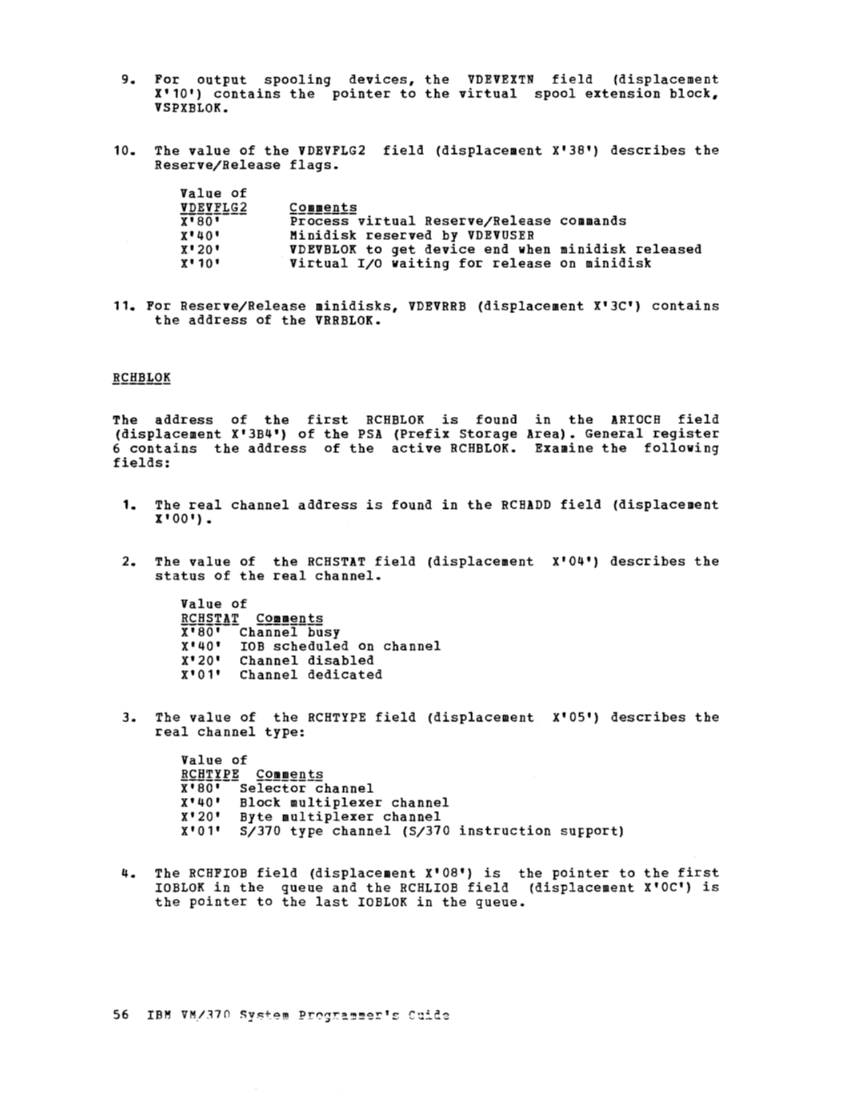 VM370 System Programmers Guide (Rel6) page 53