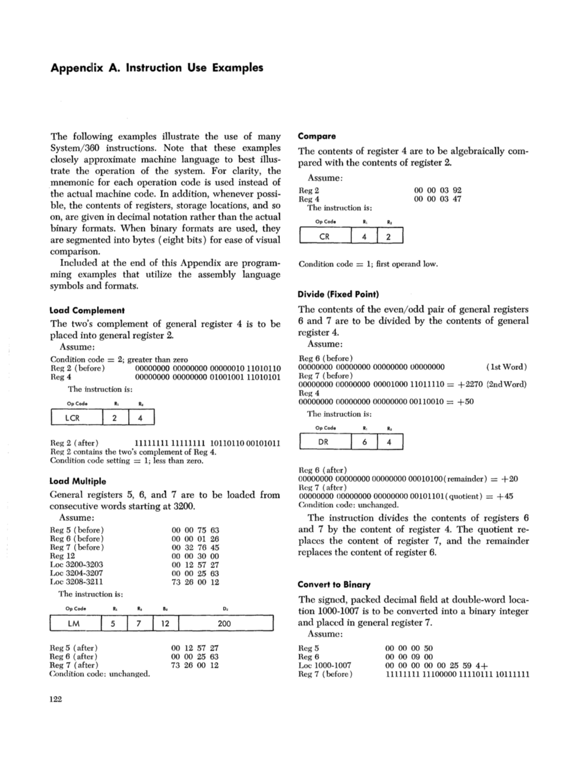 IBM System/360 Principles of Operation (Fom A22-6821-0 File S360-01) page 121