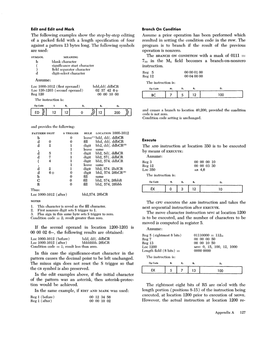 IBM System/360 Principles of Operation (Fom A22-6821-0 File S360-01) page 127