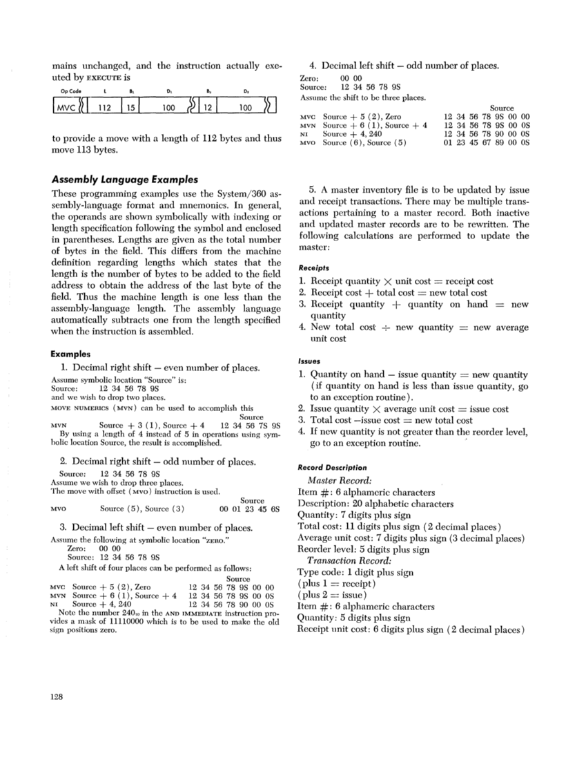 IBM System/360 Principles of Operation (Fom A22-6821-0 File S360-01) page 127