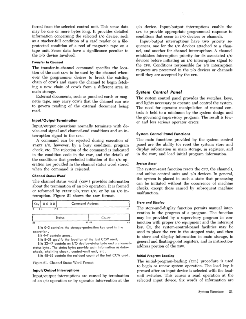 IBM System/360 Principles of Operation (Fom A22-6821-0 File S360-01) page 20