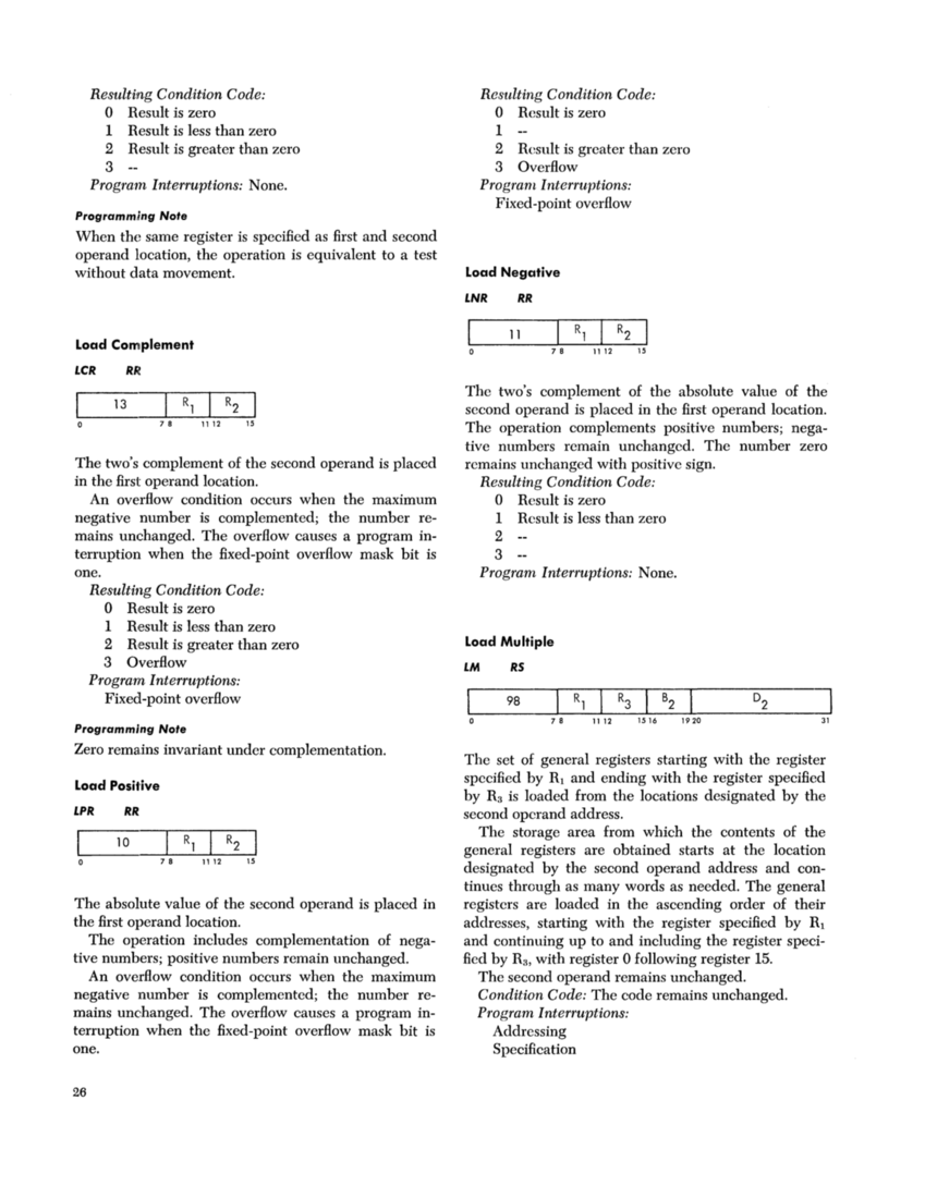 IBM System/360 Principles of Operation (Fom A22-6821-0 File S360-01) page 25