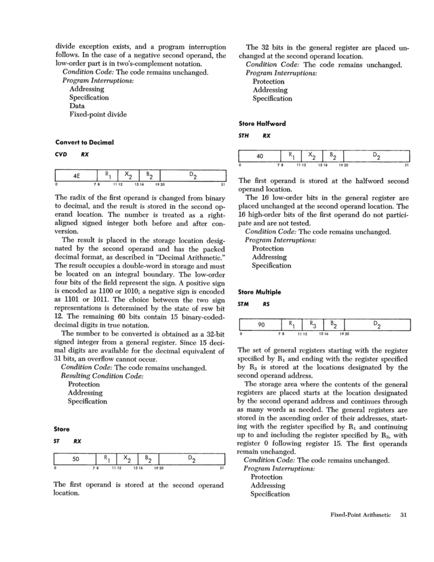 IBM System/360 Principles of Operation (Fom A22-6821-0 File S360-01) page 31