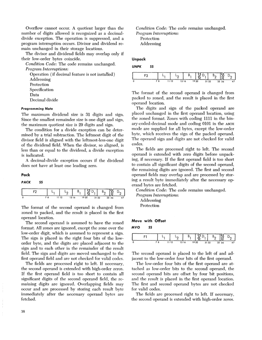 IBM System/360 Principles of Operation (Fom A22-6821-0 File S360-01) page 37