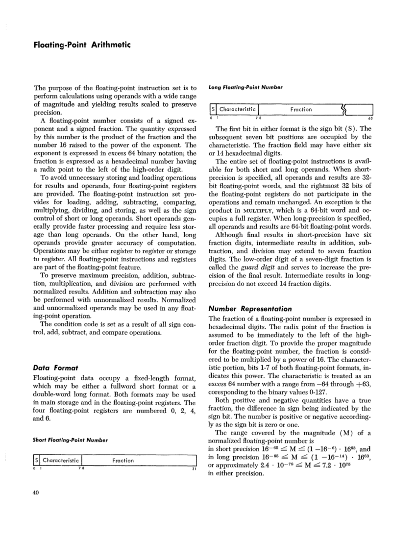 IBM System/360 Principles of Operation (Fom A22-6821-0 File S360-01) page 40