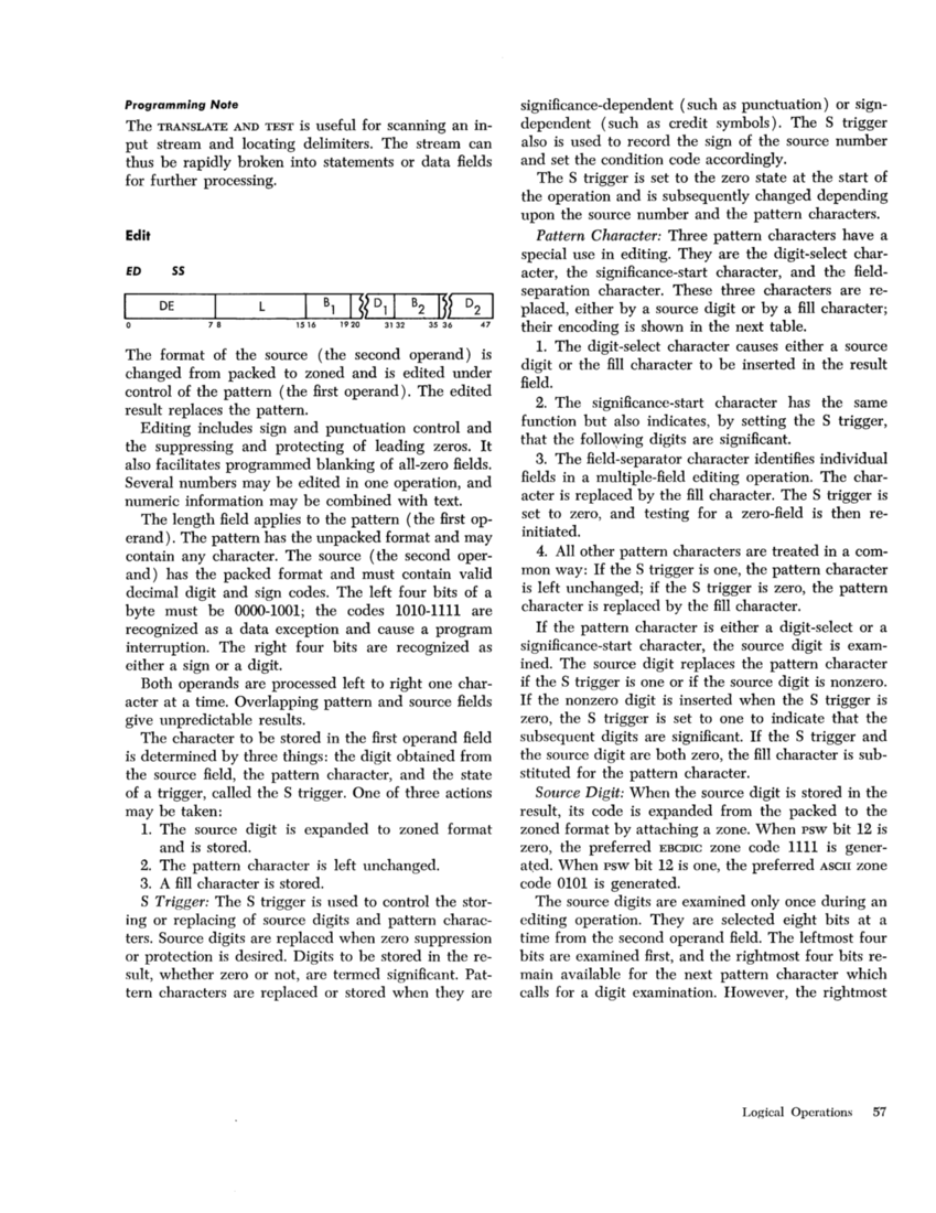 IBM System/360 Principles of Operation (Fom A22-6821-0 File S360-01) page 57