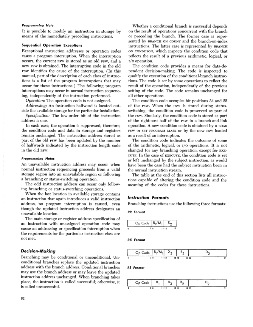 IBM System/360 Principles of Operation (Fom A22-6821-0 File S360-01) page 61