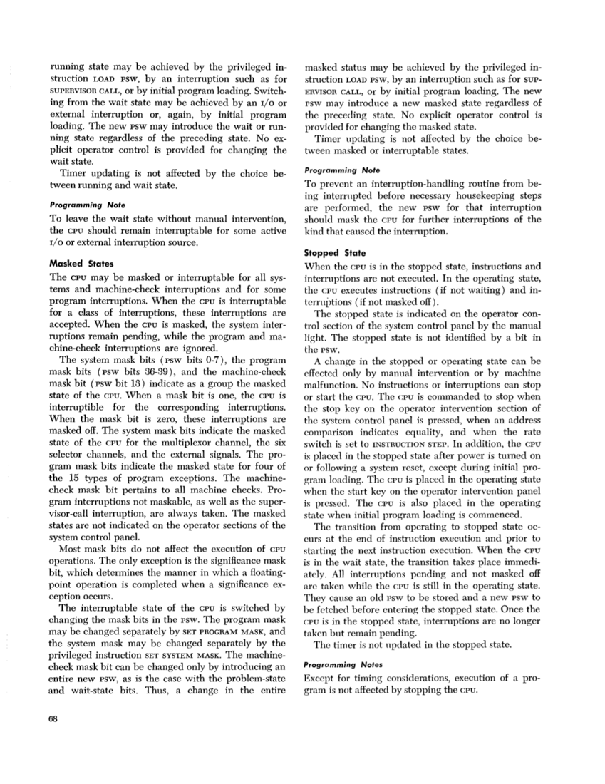 IBM System/360 Principles of Operation (Fom A22-6821-0 File S360-01) page 67