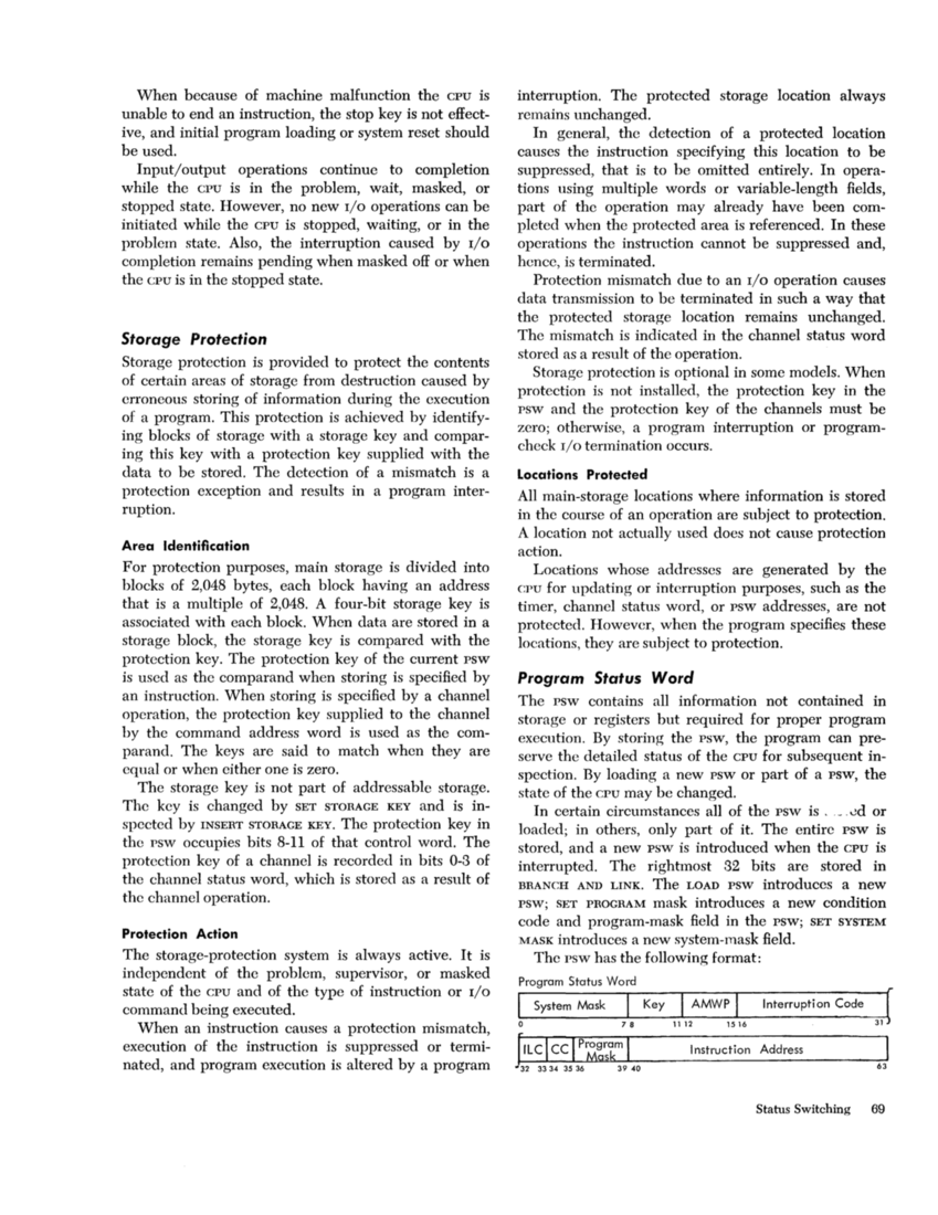 IBM System/360 Principles of Operation (Fom A22-6821-0 File S360-01) page 69