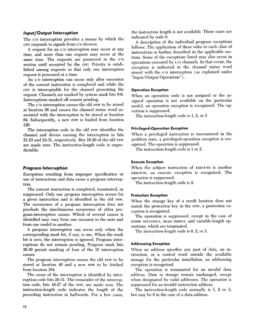 IBM System/360 Principles of Operation (Fom A22-6821-0 File S360-01) page 78