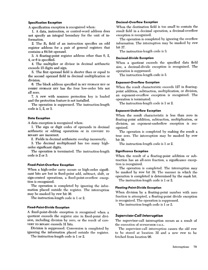 IBM System/360 Principles of Operation (Fom A22-6821-0 File S360-01) page 79