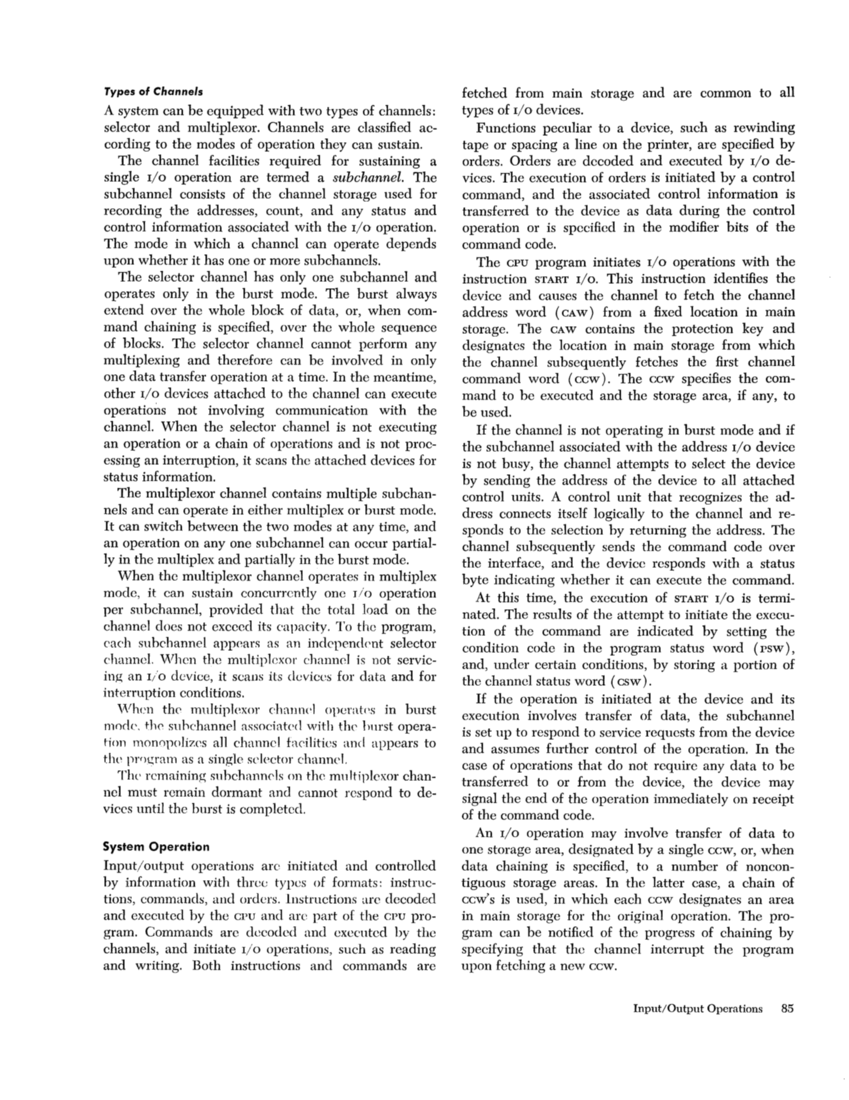 IBM System/360 Principles of Operation (Fom A22-6821-0 File S360-01) page 85