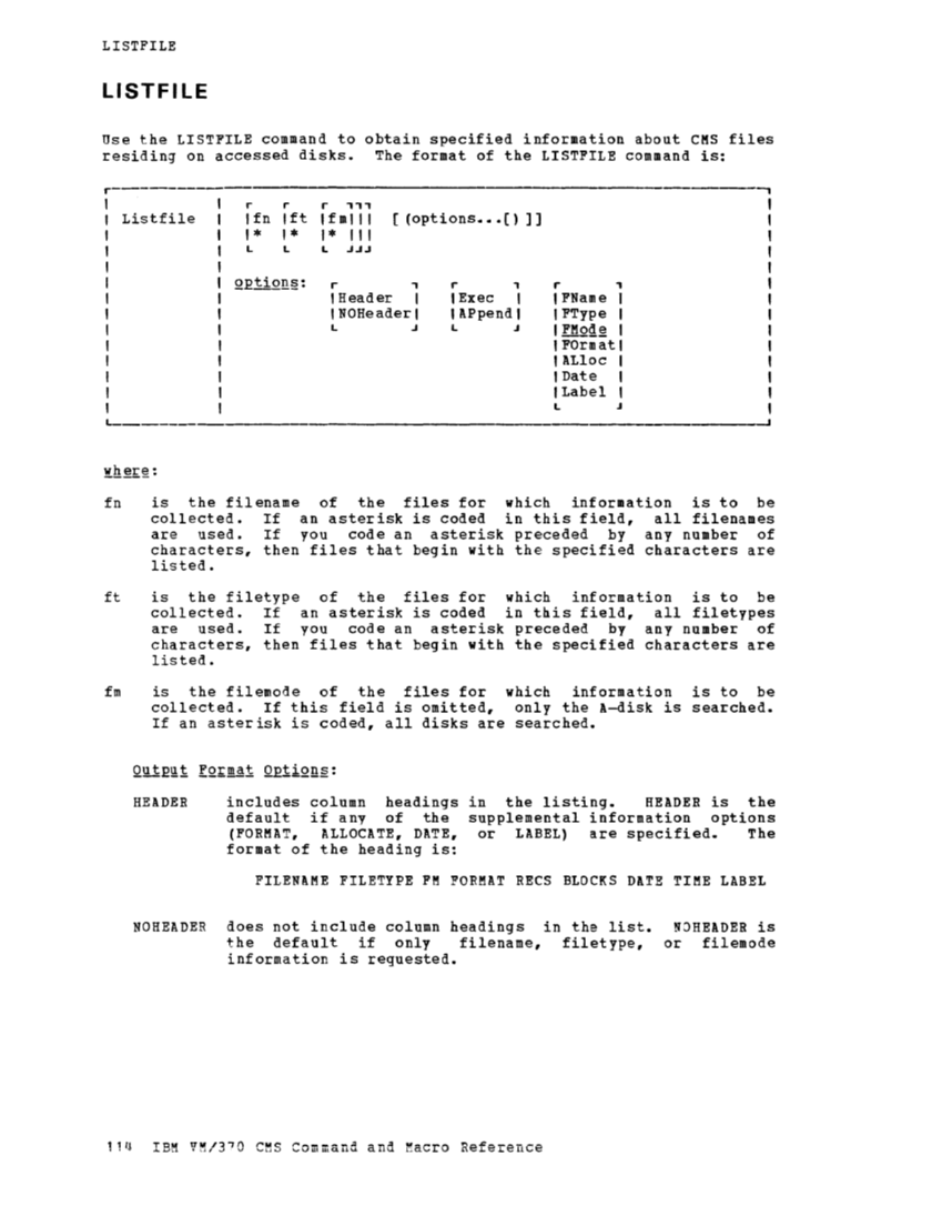 CMS Command and Macro Reference (Rel 6 PLC 17 Apr81) page 127