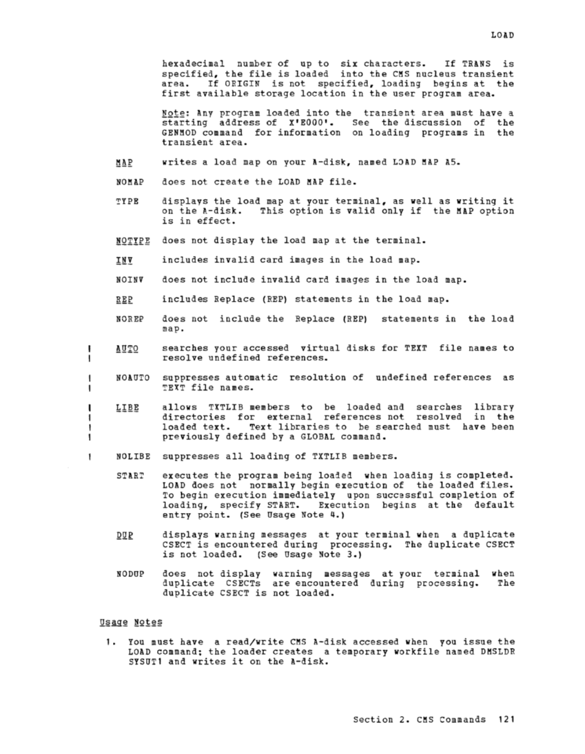 CMS Command and Macro Reference (Rel 6 PLC 17 Apr81) page 135