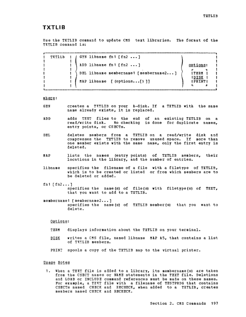 CMS Command and Macro Reference (Rel 6 PLC 17 Apr81) page 210