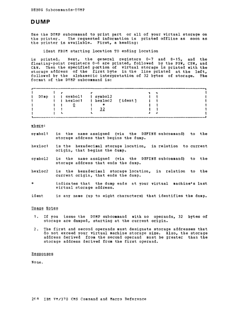 CMS Command and Macro Reference (Rel 6 PLC 17 Apr81) page 282