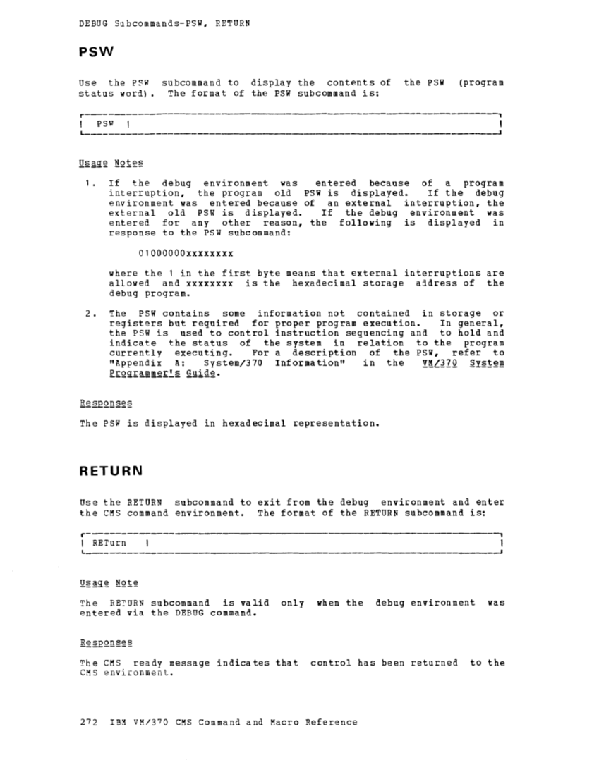 CMS Command and Macro Reference (Rel 6 PLC 17 Apr81) page 286