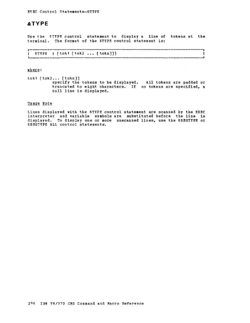 CMS Command and Macro Reference (Rel 6 PLC 17 Apr81) page 310