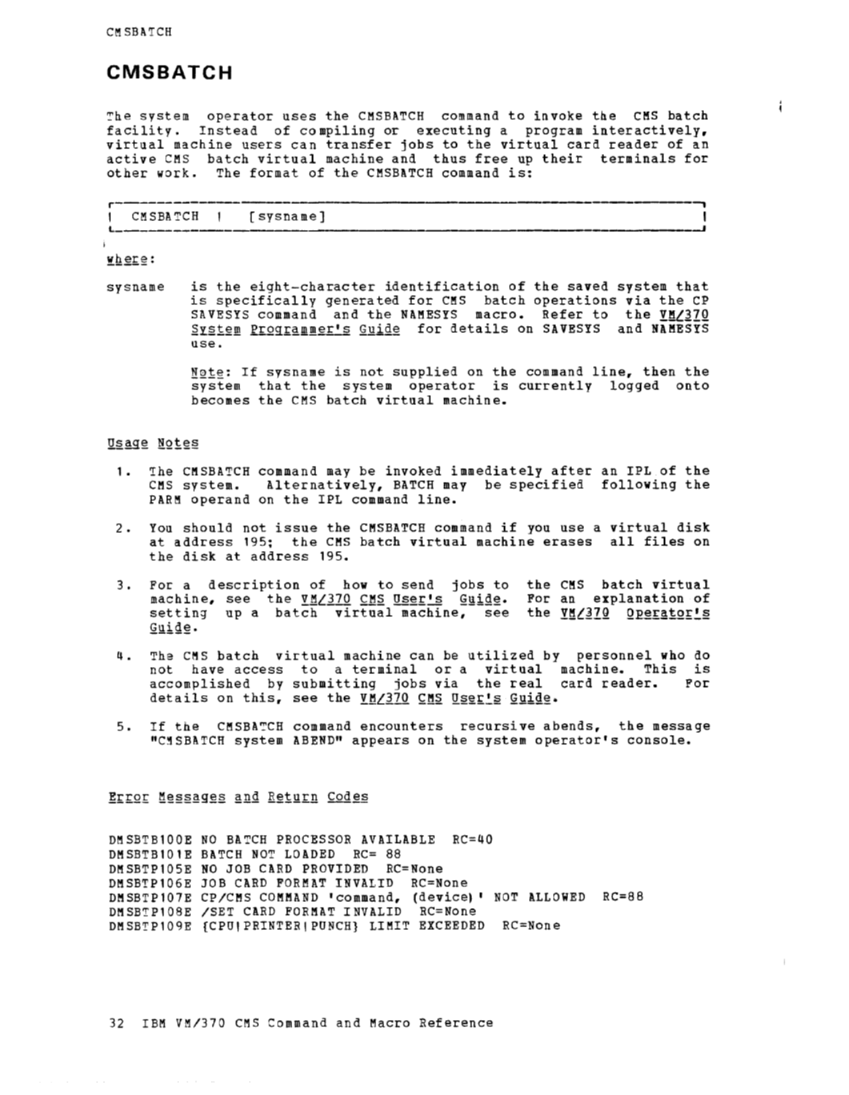 CMS Command and Macro Reference (Rel 6 PLC 17 Apr81) page 45