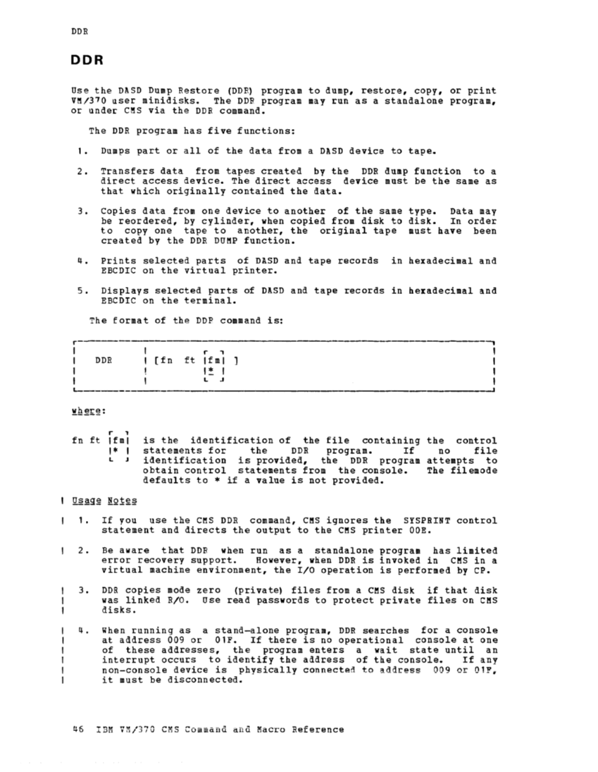 CMS Command and Macro Reference (Rel 6 PLC 17 Apr81) page 60