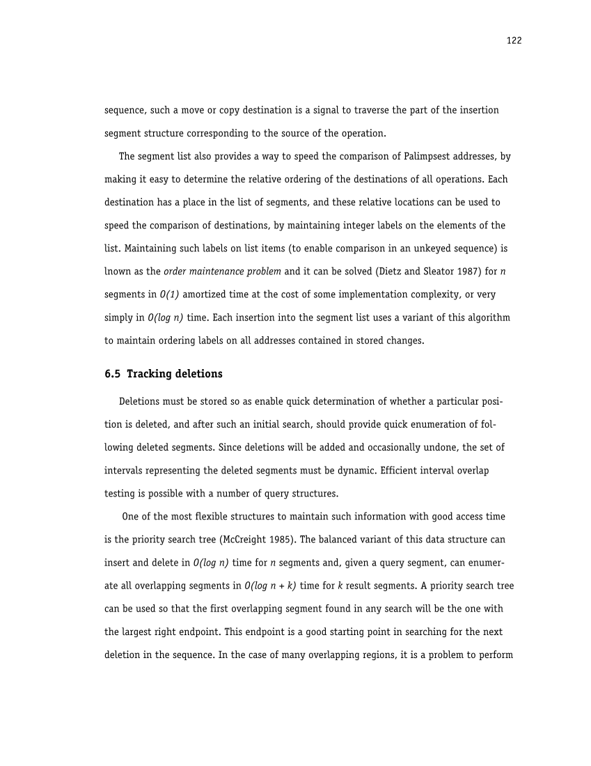 Palimpsest: Change-oriented Concurrency Control for Collaborative Applications page 134