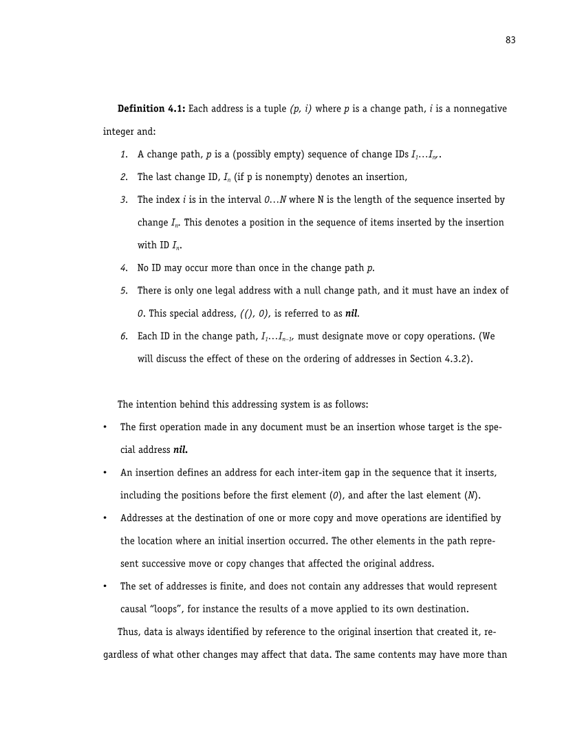 Palimpsest: Change-oriented Concurrency Control for Collaborative Applications page 94