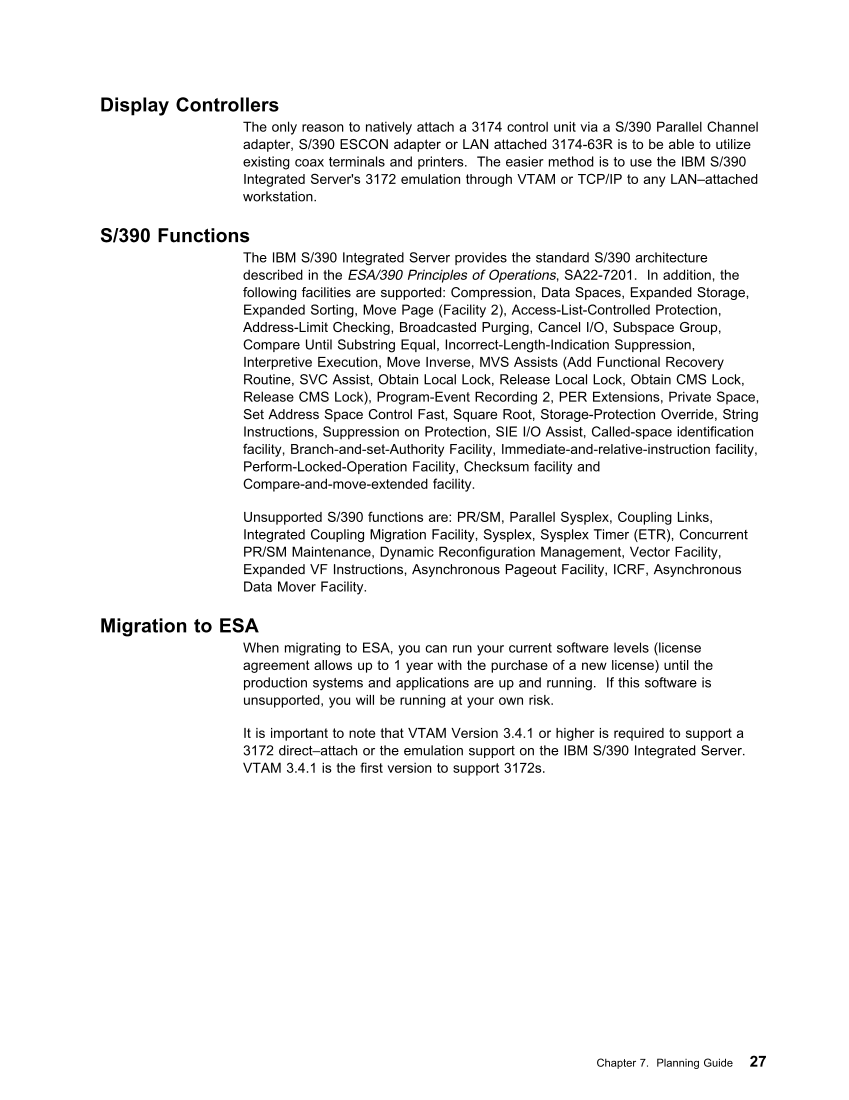 IBM S/390 Integrated Server 3006 page 37